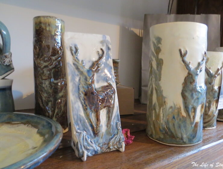 Irish Pottery & Ceramics - Q&A with Brenda McGinn of Busy Bee Ceramics - Deer