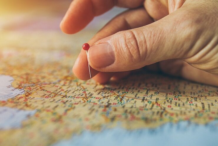 Travel Smart - 5 Top Travel Tips for First Time Travellers - Map