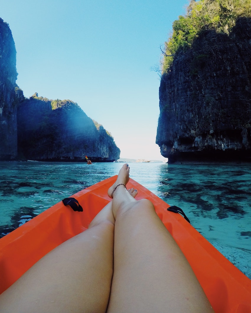 Travelling The World - Things To Consider Before You Go - Kayaking in Ko Phi Phi, Thailand