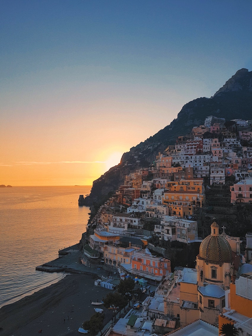 Travelling The World - Things To Consider Before You Go - Sunset in Positano, Amalfi Coast