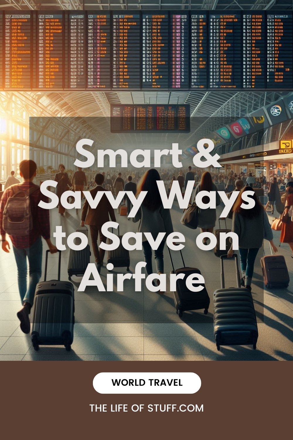 Smart & Savvy Ways to Save on Airfare - The Life of Stuff